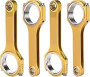4x Titanizing H-Beam Connecting Rods Bolts Compatible With Lancia Delta 2.0 16v Con Rod Bielas Compatible With Alfa Romeo 155 Q4 2.0 16v 5.709"