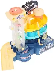 BRIGHTFUFU Electric Parking Building Toys Set Slide Parking Lot Toys for Boys and Girls Educational Interactive Plaything