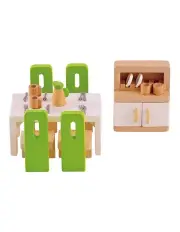 [Hape] Dining Room Doll House Furniture