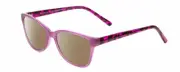 Prive Revaux Speak Easy Cateye Polarize BIFOCAL Sunglasses Mauva/Gold Chain 21mm