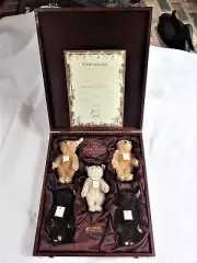 VINTAGE STEIFF MOHAIR BABY BEAR 1989 1993 UK LIMITED EDITION IN BOX #00149