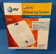 AT&T Digital Answering Machine System Model 1718 with Time & Day Stamp