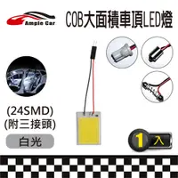 在飛比找PChome24h購物優惠-【Ample Car】汽車室內車頂棚 COB LED 燈(2