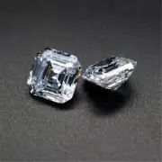 Asscher 3.00 CT Loose Lab Grown Diamond VVS1 NATURAL D color Clarity Certified