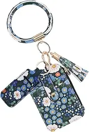 [Generic] Floral Credit Card Wallet | Floral Women Wallet - Multipurpose Travel Cute Thin Card Case, Portable Cute Small Card Wallet, Credit Card Holder Slim Wallet for Keys, Cards
