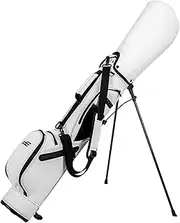 ａ aternee Golf Bag Golf Cart Stand Bag Multi Pockets Club Divider Organizer, Golf Storage Bag Golf Easy Carry Bag Golf Club Bag