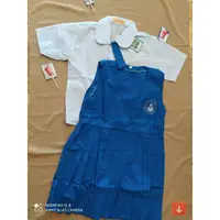 在飛比找蝦皮購物優惠-幼兒園制服pgri幼兒園制服國校服短款藍色制服幼兒園女生制服