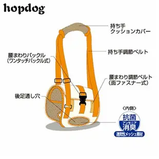 日本派地奧Petio寵物用品 泰迪高齡犬介護用 後腳用殘疾狗狗輔助帶 後腿受傷輔助吊帶