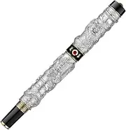 Jinhao Silver & Black Double Dragon Metal Rollerball Pen Vintage Ink Pens for Calligraphy Signature