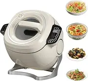 [JUMEIYP] 2000W Automatic Cooking Machine Intelligent, Commercial Food Processor 360° Rotating and 3D All-round Heating, Smart Touch Screen, for Home Restaurant