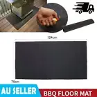 BBQ Floor Protective Mat Waterproof BBQ Grill Mat Heat Resistant Fireproof Gas