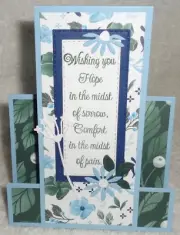 Stampin Up! Card Kit SYMPATHY Floral Step Dainty Delight Fitting Florets DSP