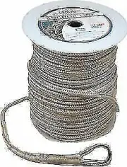 Sea-Dog 302110060G/W-1 Premium Double Braided Nylon Anchor Line - 3/8" x 60',...