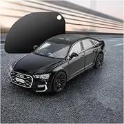 Scale Finished Model Car 1:24 Scale for Audi A6L Sedan Alloy Car Model Simulation Exquisite Miniature Vehicle Collection Die-cast Vehicle(Black)