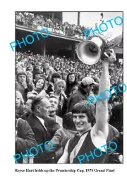 OLD LARGE PHOTO FEATURING ROYCE HART RICHMOND FC 1974 GRAND FINAL WIN