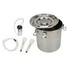 7L Goat Milking Machine Goat Milker With 304 Stainless Steel Bucket For Cat Hot