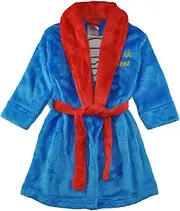[DC Comics] Superman Clark Kent Plush Toddler Robe for Little Boys (2T)