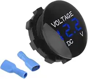 Abbraccia Automotive Voltage Meter for 12V-24V with LED Display and Testing Function, Blue Digital