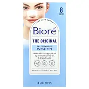 Biore, Deep Cleansing Pore Strips, The Original , 8 Nose Strips