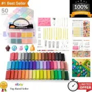 79-Piece Oven-Bake Modeling Clay Set - 50 Colors & Essential Tools for DIY Fun