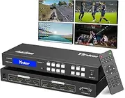 HDMI Matrix Switch 4x4, Yinker HDMI Matrix 4 in 4 Out