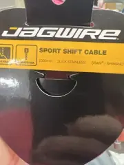 Jagwire Sport Shift Cable - 1.1 x 2300mm, Slick Stainless Steel, For SRAM/Shiman