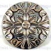 Baroque Floral Copper Finish Concho CON428-ACPR
