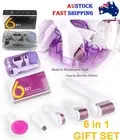 6 IN 1 DERMA ROLLER DERMAROLLER MICRO NEEDLE SKIN CARE KIT GIFT SET XMAS AUS