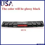 Universal Car Glossy Black Rear Bumper Diffuser Lip Spoiler Trim w/o Tail Light (for: Audi)