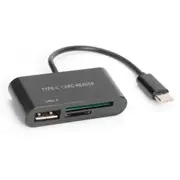 3 in 1 USB Type C Card Reader Micro SD/TF Card Reader Type C To OTG USB Adapter Memory Cardreader for Macbook Pro/Samsung/Huawei