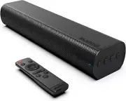Sound Bars for TV 16-Inch, Cinematic TV Bluetooth Sound Bar with Impactful Bass