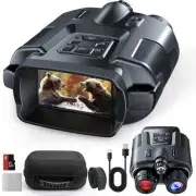 4K Night Vision Binoculars 32GB Night 3” Large Screen 8X Digital Camping Hunting