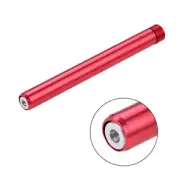 Red Aluminum Tobacco Dugout Pipe Used For Dugout Smoking Pipe 82mm/3.23inch