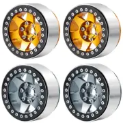 1PC 2.2" Aluminum Beadlock Wheel Rims Set For 1/10 RC Crawler Wraith SCX10