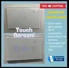WiFi Smart Light Switch Touch Glass Panel Timer Alexa Google APP Control