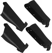 NOLITOY 4pcs Pool Table Corner Protectors Durable Edge Guards for Billiard Tables Stylish Cushion Pads Easy Install Black Accessories