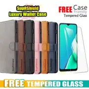 For Oppo A9 A5 2020 Wallet Card Slot SupRShield Leather Flip Magnetic Case Cover