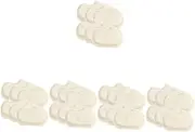 LALAFINA 30pcs Self-adhesive Felt Metatarsal Pads for High Heels Comfortable Forefoot Cushion Inserts for Breathable Non- Foot Cushions for Women and Dancers