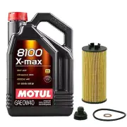 5L Motul 8100 X-MAX 0W40 Wix Filter Motor Oil Change Kit For BMW I12 Mini F54 (for: Mini)