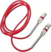 INOOMP Audio Line Gaming Microphone Microphone Cable 3 Pin Mic Cord Gaming Mic XLR to XLR Cable PVC Red
