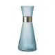北歐櫥窗/Rosendahl Grand Cru 摺紋玻璃水瓶(1L、限量海沫藍)