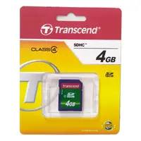 在飛比找蝦皮購物優惠-[現貨供應] Transcend 創見 4GB SDHC c