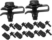Vaguelly 20pcs U Type Clips Fasteners Hardware for Automotive Panels Vibration and Secure Screw Clips for Enhanced Stability and Safety During Driving