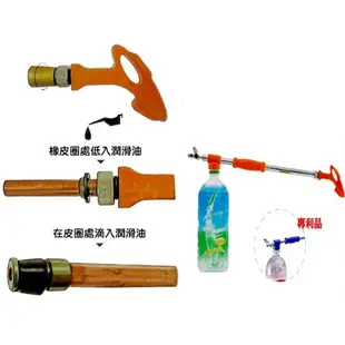 台灣製 松格SG-820 保特瓶用 雙嘴噴霧器 灑水器 噴水槍 澆花 施肥料 農藥