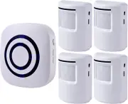 Motion Sensor Alarm, Wireless Driveway Alarm, Home Security Business Detect Aler