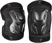 Knee and Elbow Pads Adult - Elbow Knee Pads Braces Adjustable Shin Guards - Protective Gear Motorcycle Accessories Shockproof for Roller Skating, Skateboarding, Outdoor Sports