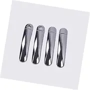 for Seat, Ibiza 2009-2017 Chrome Car Door Handle Covers Cars Car Door Handle Overlay(Silver 2 Keyholes)