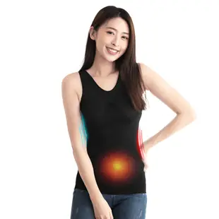 【GIAT】石墨烯遠紅外線貼身彈力發熱背心-女 台灣製