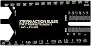 String Action Ruler,Guitar Setup Measuring Tool - String Height Maintenance Fretboard Leveling Ruler for Players Luthiers Bass Enthusiasts