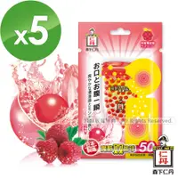 在飛比找PChome24h購物優惠-日本森下仁丹魔酷雙晶球-果香覆盆莓(50粒/盒x5盒)